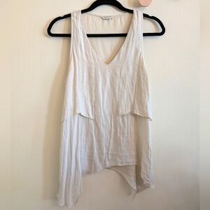 Free People Ivory Sleeveless Tunic Top - Size S